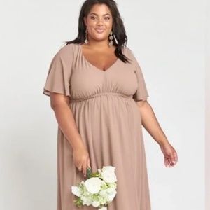 Show me your Mumu Emily Empire Maxi Dress Plus Size: 2X New with Tags!